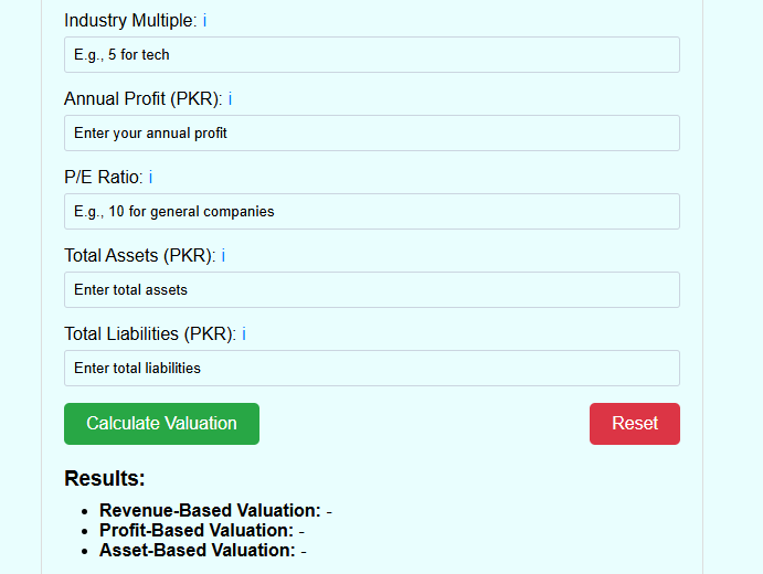 Valuation Calculator Powered by AI – Compute True Worth 2025