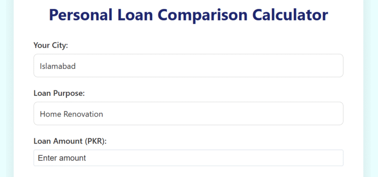 Personal Loan Comparison Calculator: Guide to Smarter