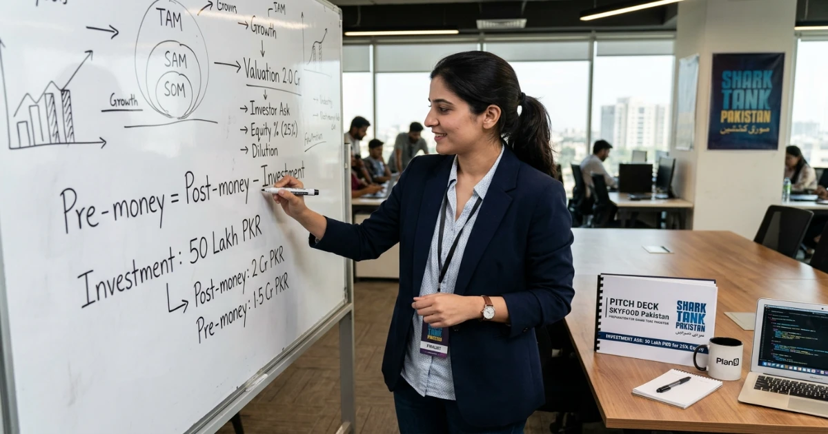 Pre-money post-money formula cheat sheet for Pakistani startup founders