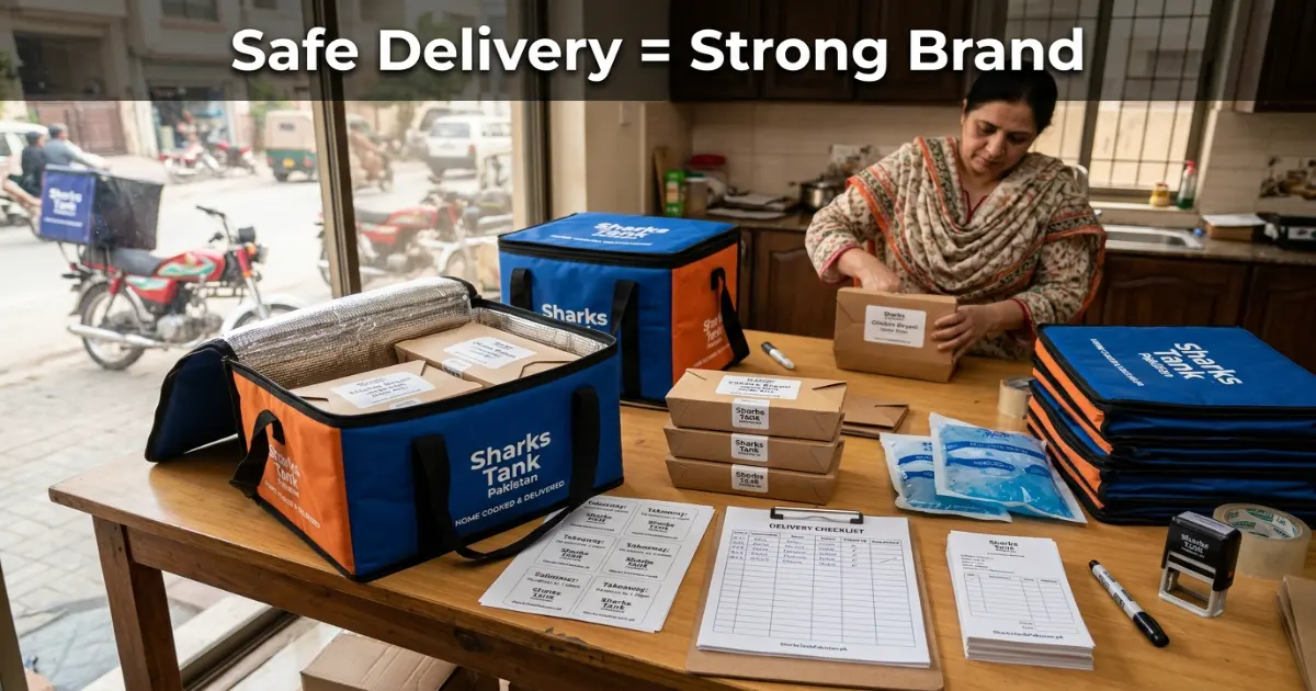 Insulated delivery bag for home food business in Pakistan