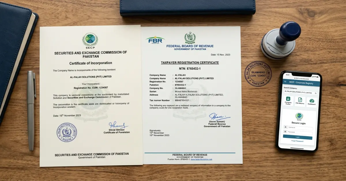 SECP company registration documents needed to apply for Shark Tank Pakistan