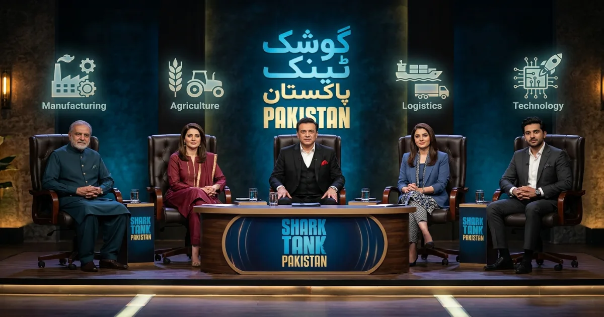 Pakistani entrepreneur studying Shark Tank India vs Pakistan pitch strategies for startup funding preparation