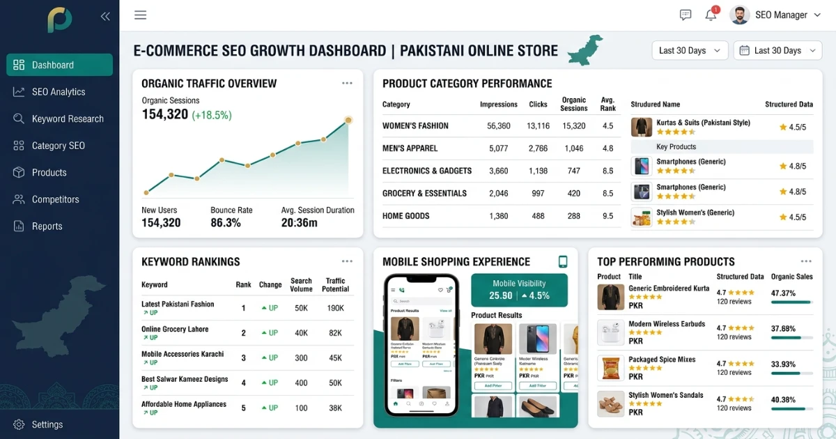 Decision flowchart for Pakistani founders choosing which SEO expert to follow based on business stage