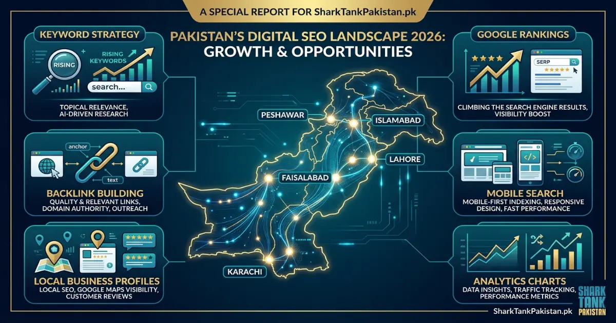 Pakistani SEO experts digital landscape 2026 with startup visibility focus