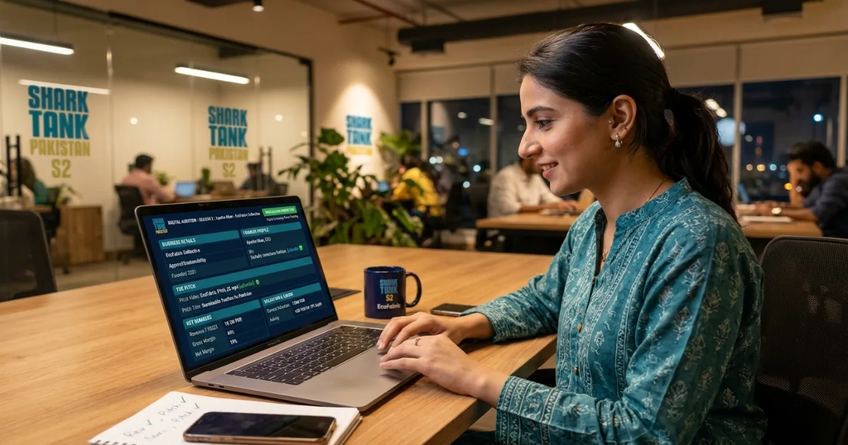 Shark Tank Pakistan auditions 2026 stage setup