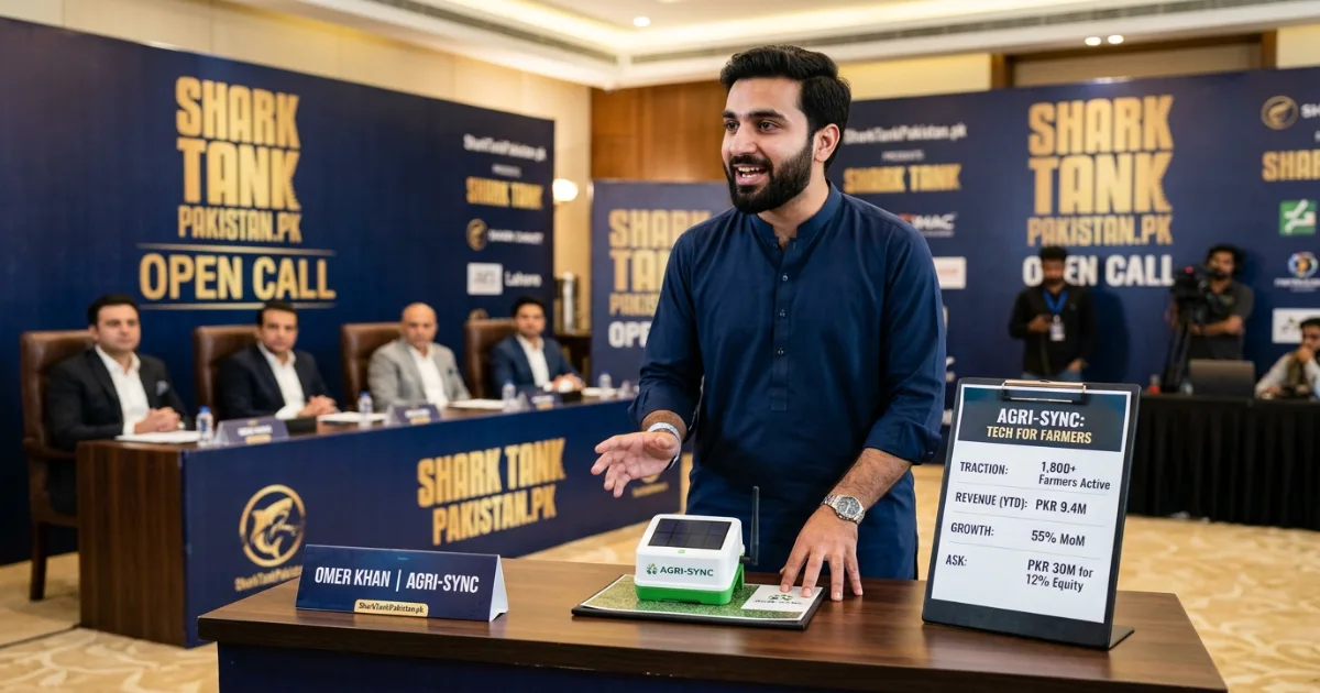 Pakistani founder using a product sample to stand out in Shark Tank casting open call