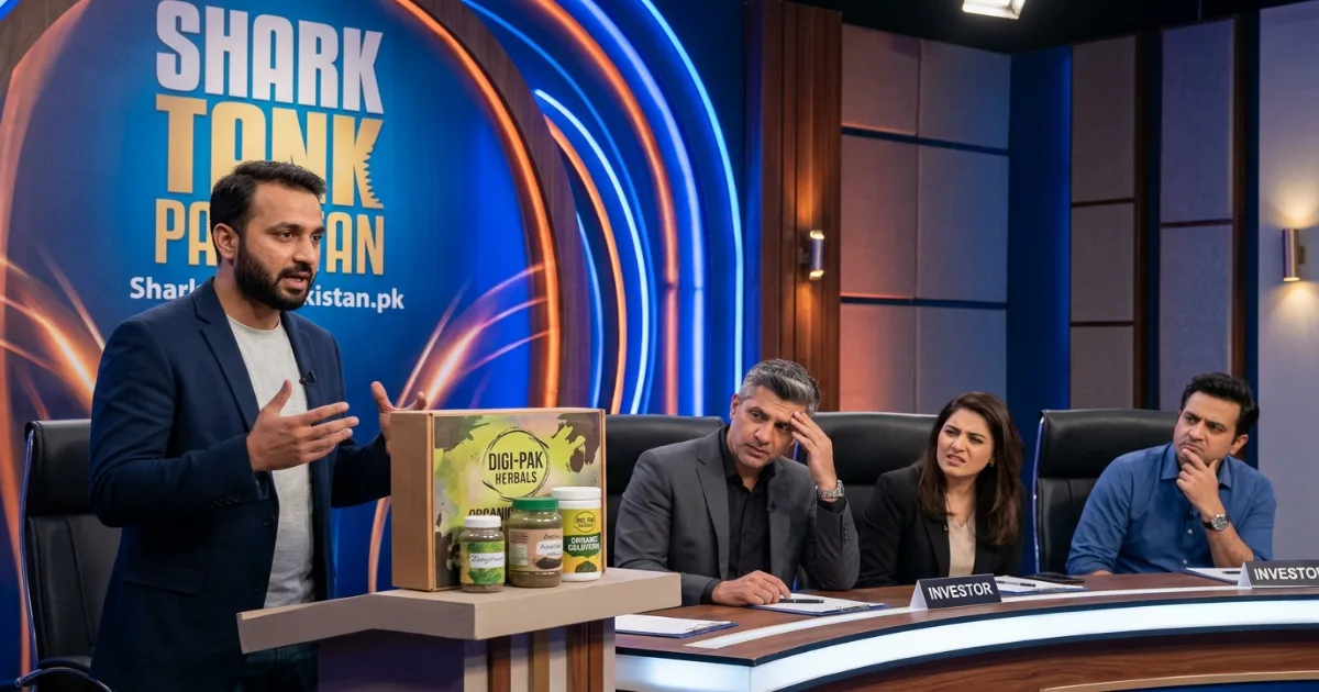 Shark Tank Pakistan branding lessons from a failed pitch where sharks looked confused at the brand name and packaging