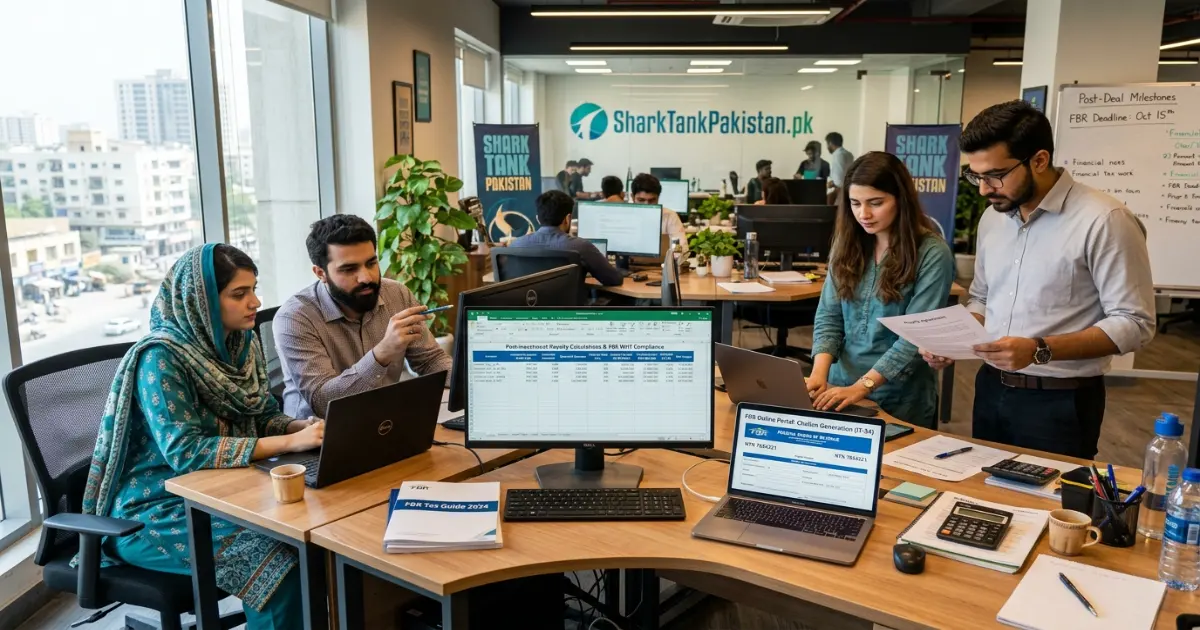 Organized due diligence folder for post deal legal steps Pakistan shark tank investment