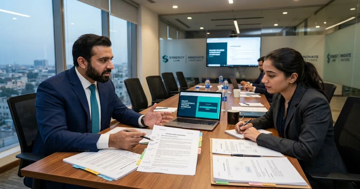 SECP eServices portal for post deal legal steps Pakistan filing share allotment form