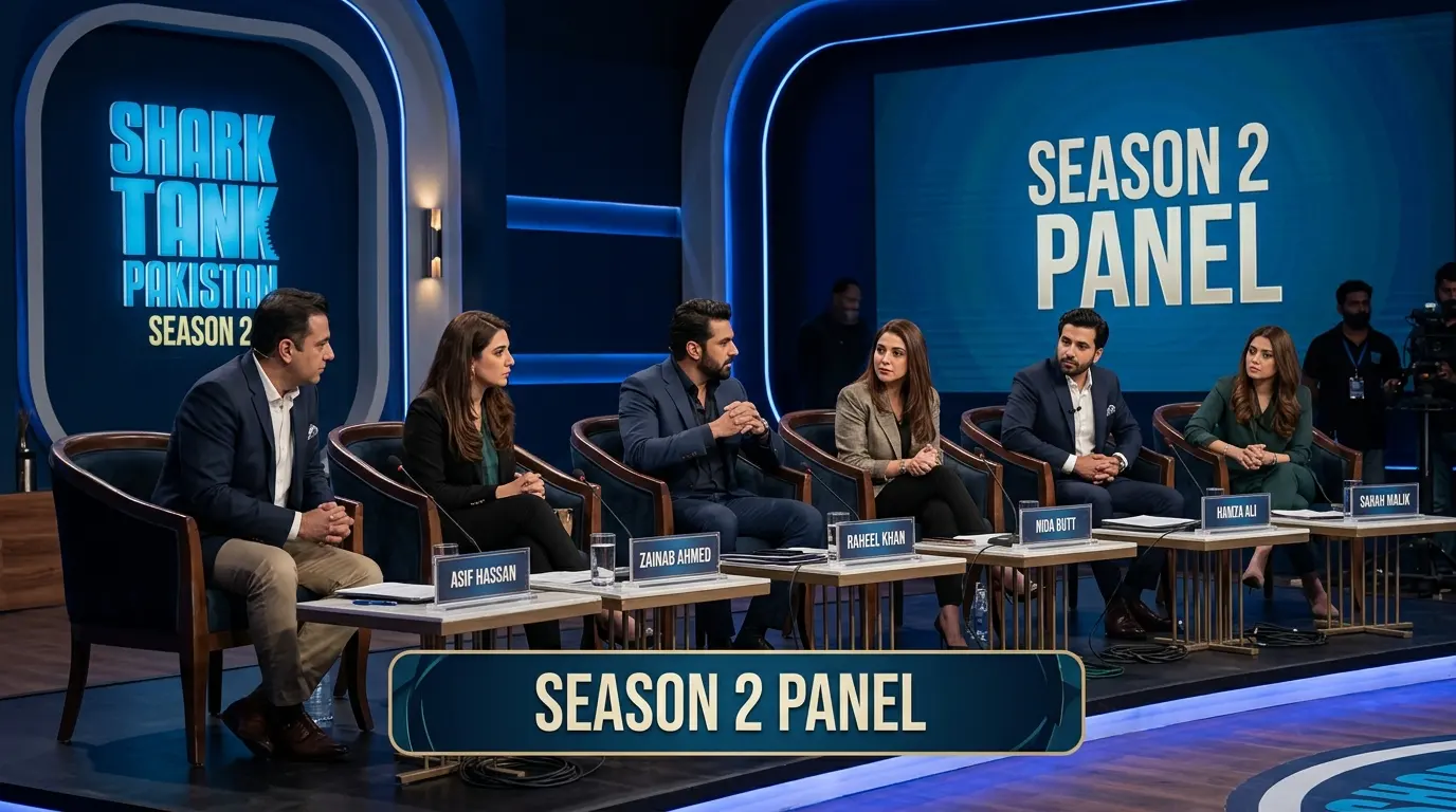 Shark Tank Pakistan Season 2 changes - judges panel discussing investment criteria