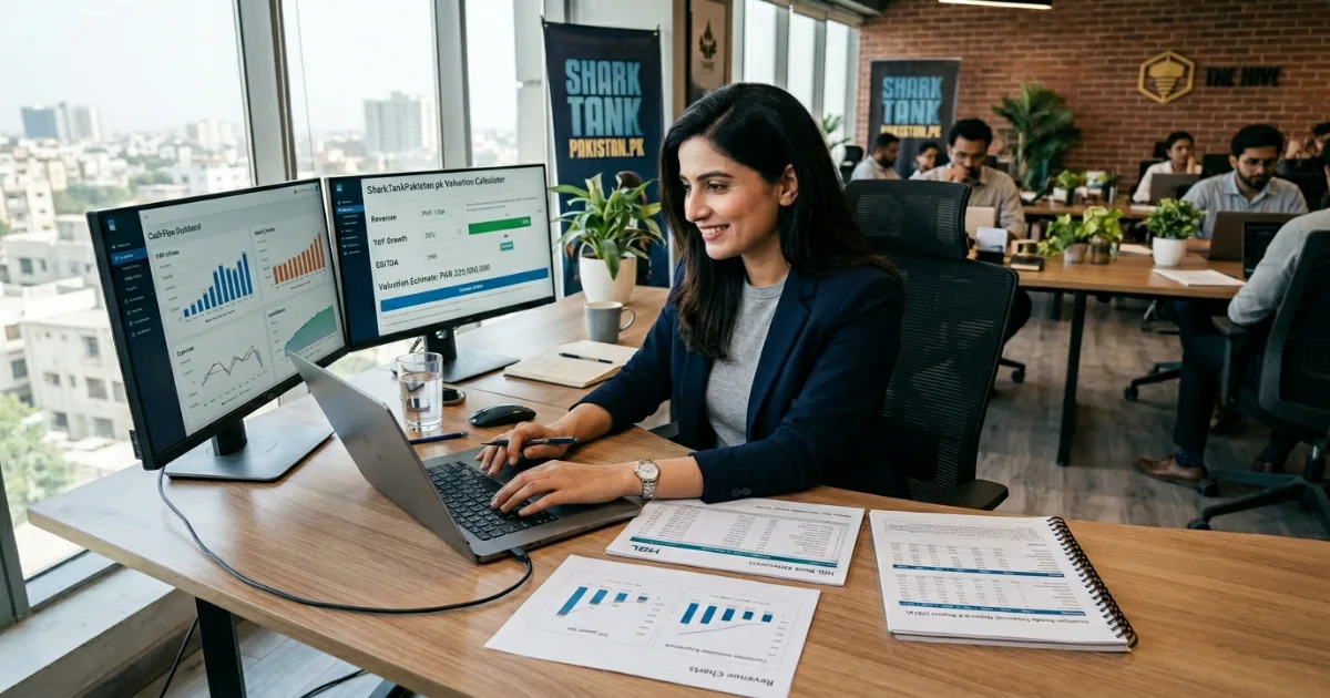 Using bank statements from a business account Pakistan to feed into a startup valuation calculator