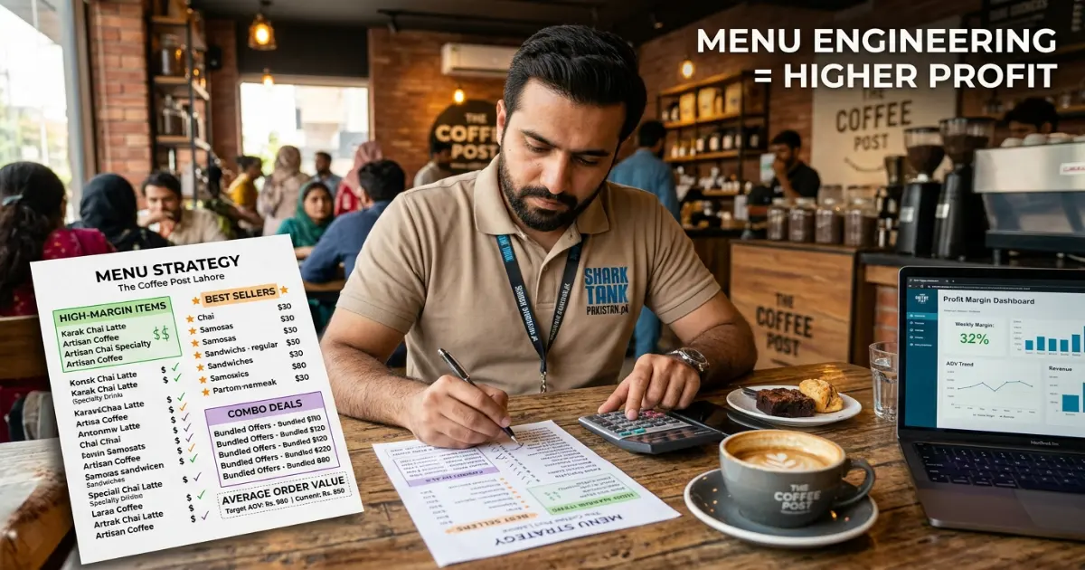 Comparison of three café types in Pakistan: chai dhaba, mid-range coffee shop, premium cafe