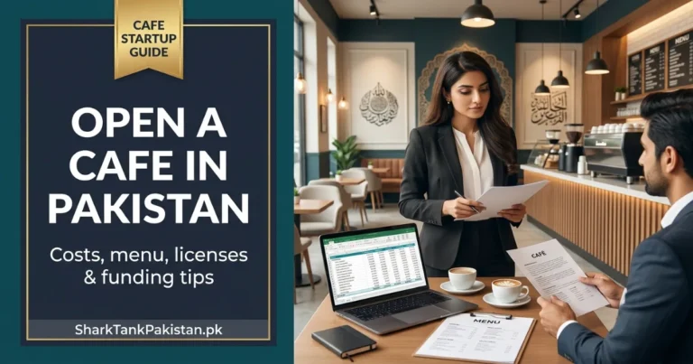 open a cafe in Pakistan