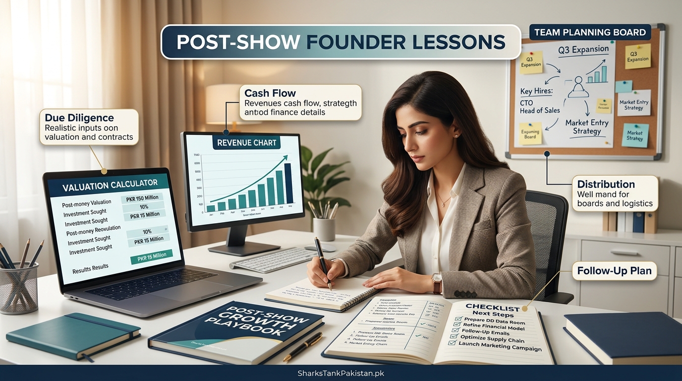 Shark Tank Pakistan success stories founder visibility and investor pitch learning