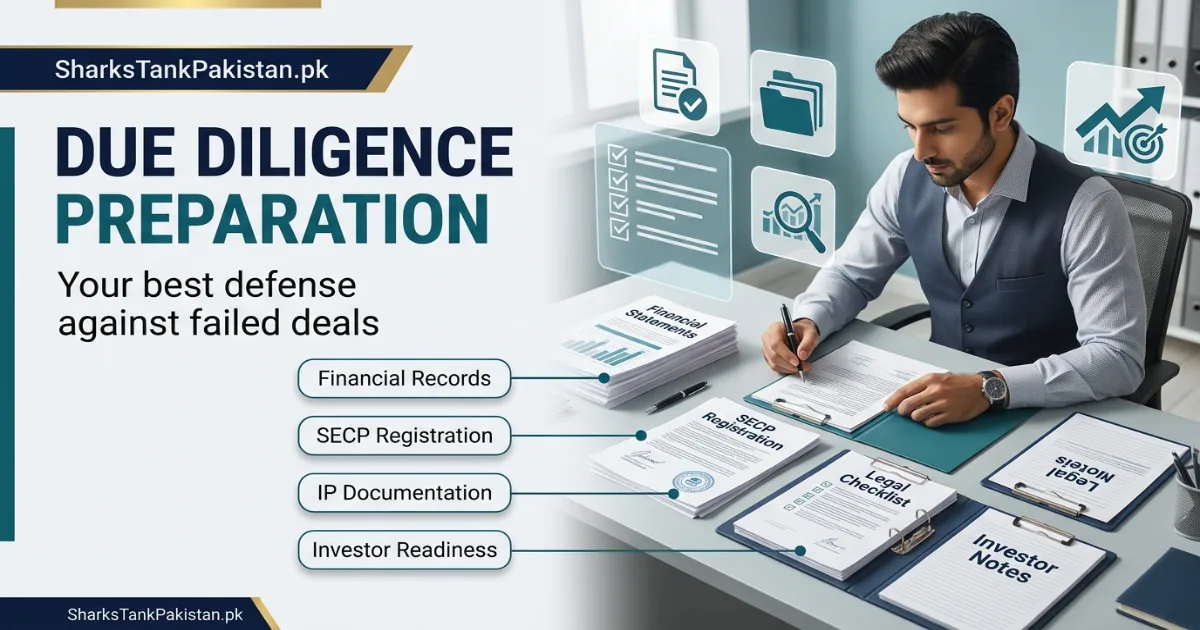 Shark Tank Pakistan controversies due diligence checklist for startup founders
